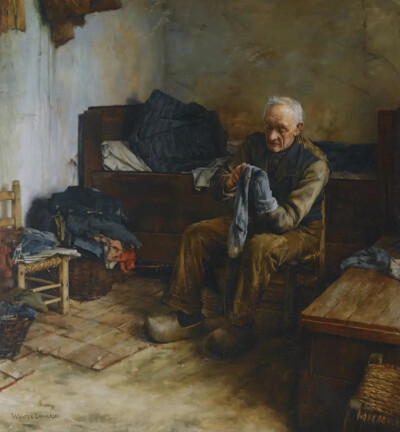 瓦尔特·兰利(Walter Langley,1852-1922)是英国著名的画家，同时也是新林艺术学院的创始人。