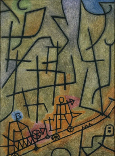 Conquest of the Mountain,1939,Oil on cotton,95×70cm