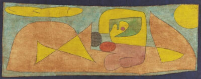 Sirens Eggs,1939,Watercolor on jute,50×110cm