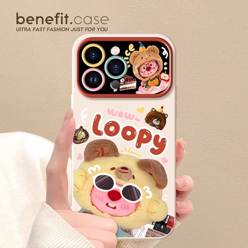 可爱loopy American Apple iPhone手机壳。