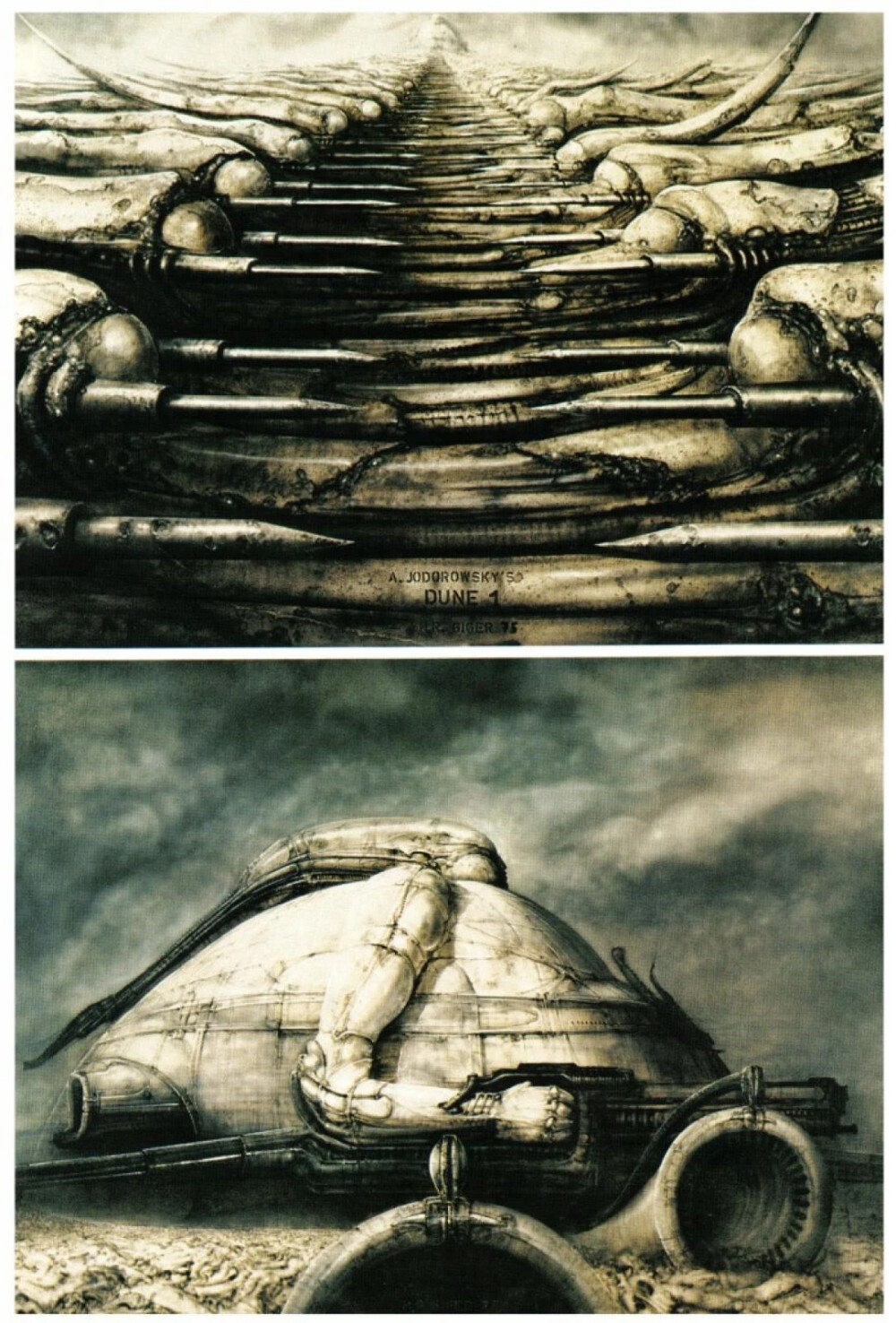 汉斯·鲁道夫·吉格尔（H.R. Giger），瑞士知名的超现实主义画家、雕塑家、设计师。设计电影《异形》中的外星生物，赢得奥斯卡金像奖的最佳视觉效果奖。我们在电影中看到的恐怖的异形形象就是出自此人之手。他的作品最大特色，就是将人体和机器用冰冷黑暗的手法巧妙的联系在一起，使其画风黑暗、抽象、古怪而奇异，令人不寒而栗的同时，又有一种别样的炫目。可以说，这种奇特而恐怖的表现手法，让《异形》这系列电影充满了很多值得回味的艺术气息。