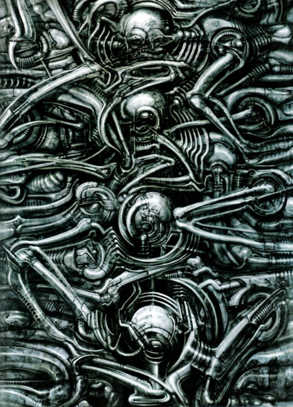 汉斯·鲁道夫·吉格尔（H.R. Giger），瑞士知名的超现实主义画家、雕塑家、设计师。设计电影《异形》中的外星生物，赢得奥斯卡金像奖的最佳视觉效果奖。我们在电影中看到的恐怖的异形形象就是出自此人之手。他的作品最大特色，就是将人体和机器用冰冷黑暗的手法巧妙的联系在一起，使其画风黑暗、抽象、古怪而奇异，令人不寒而栗的同时，又有一种别样的炫目。可以说，这种奇特而恐怖的表现手法，让《异形》这系列电影充满了很多值得回味的艺术气息。