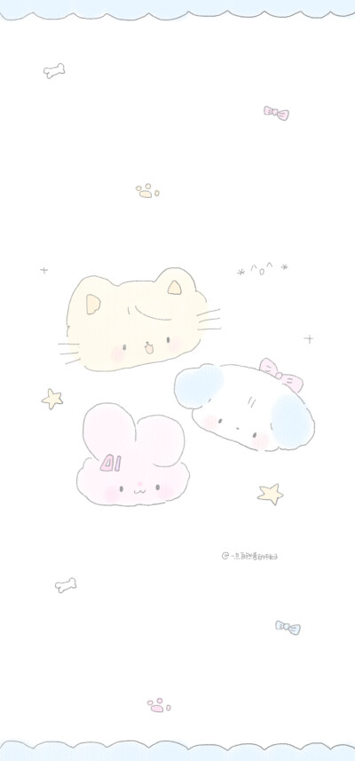 可爱纯色背景壁纸