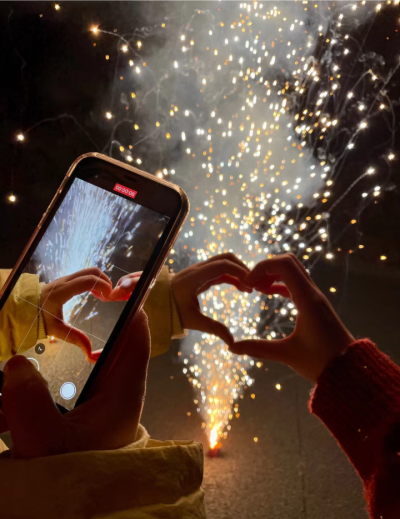 烟花背景图 新年背景图