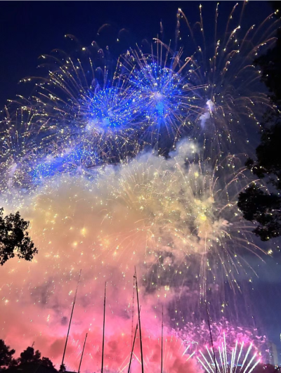 烟花背景图 新年背景图