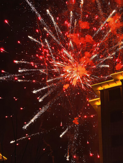 烟花背景图 新年背景图