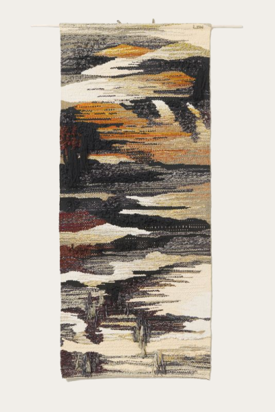 李信子，《Last Winter 2》，1978，羊毛挂毯，148 × 64.8 cm
由艺术家、韩国国立现代美术馆、和Tina Kim（纽约） 画廊提供，摄影：Unreal Studio
