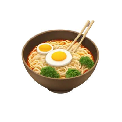 emoji美食白底头像