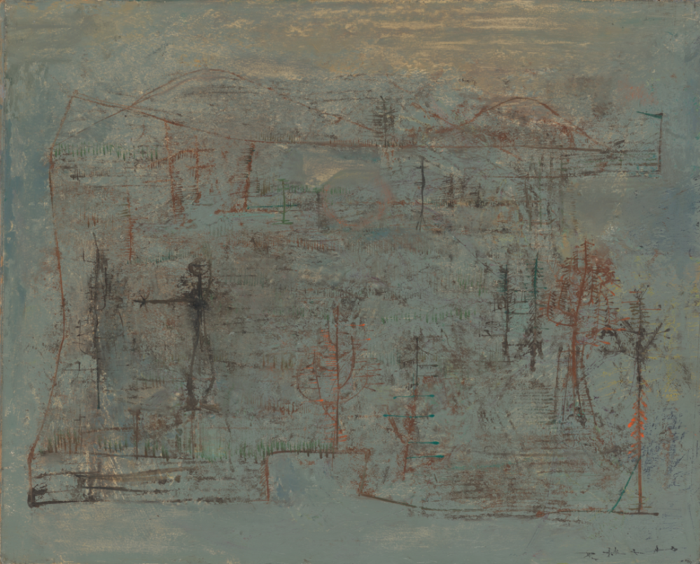 中国情景
木板油画
1951，32.7 × 40.3 cm
