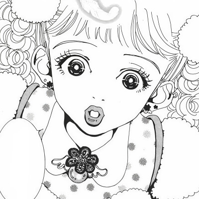 黑白漫画/女生头像