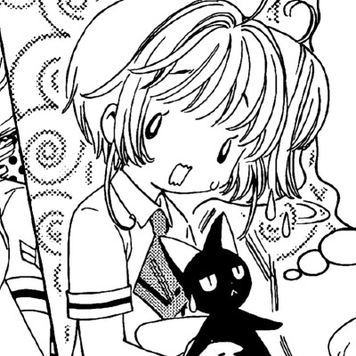 黑白漫画/女生头像
