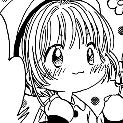 黑白漫画/女生头像