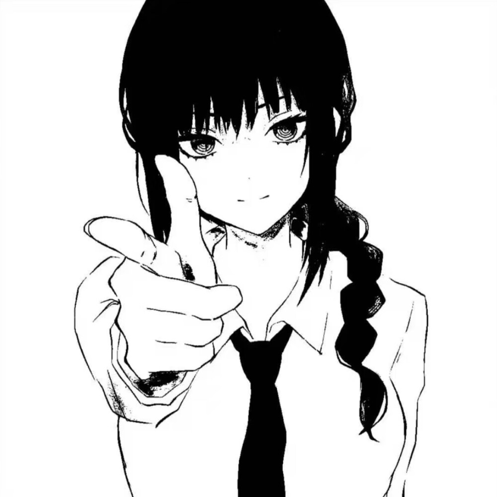 黑白漫画/女生头像