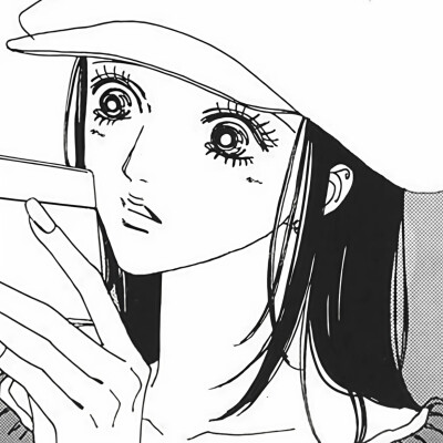 黑白漫画/女生头像