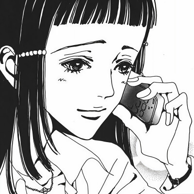 黑白漫画/女生头像