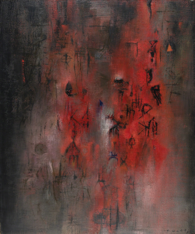 胭脂亭/红亭
布面油画
1954，64.8 × 55.9 cm
