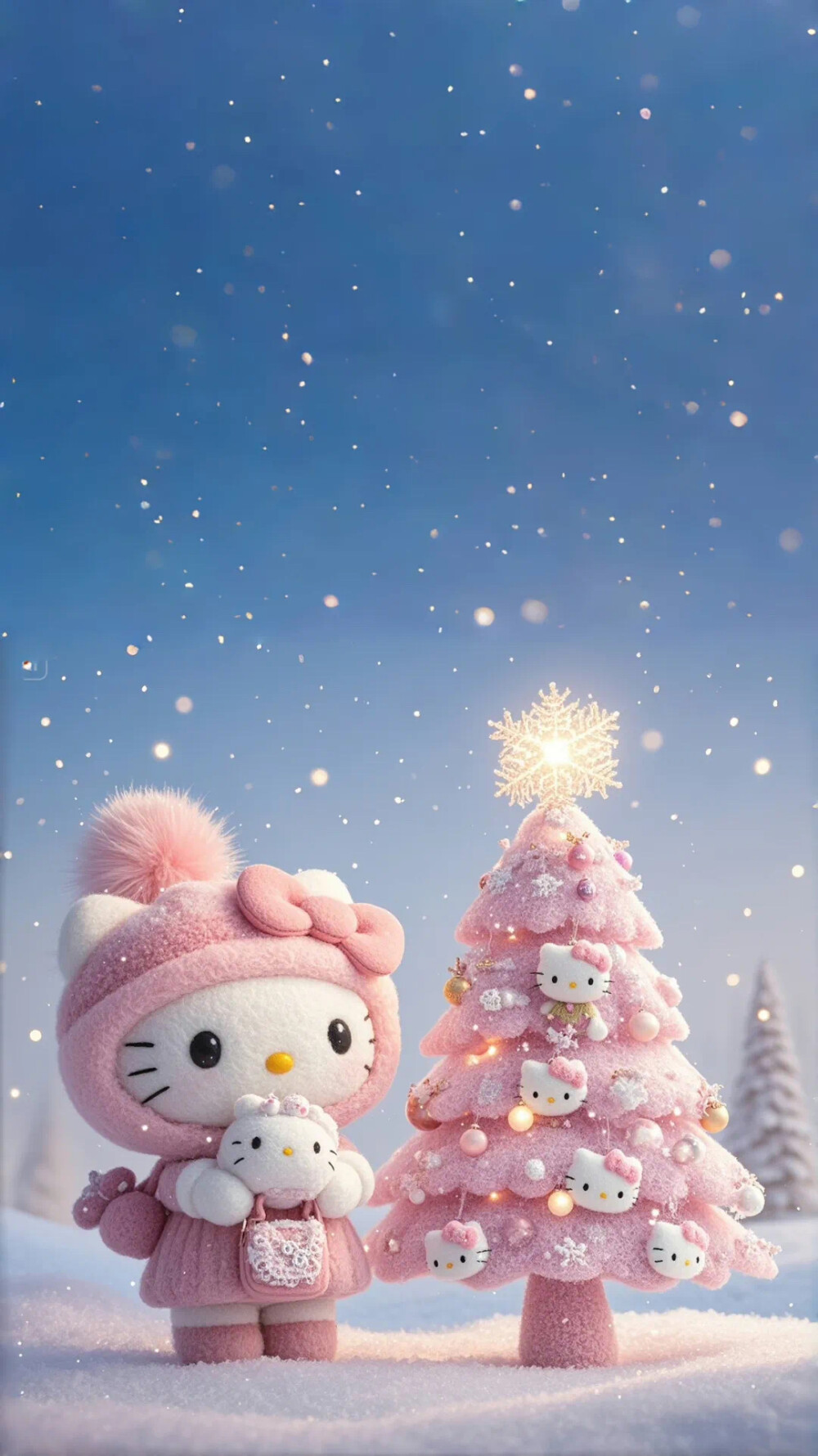 Hello Kitty头像 微信头像 QQ头像 毛毡 公仔 软绵绵 超级可爱 海边 冬天 烟花 下雪 浪漫