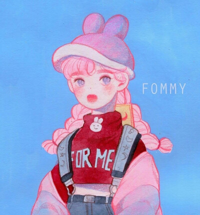 韩国插画师 폼이（ fommy__y）