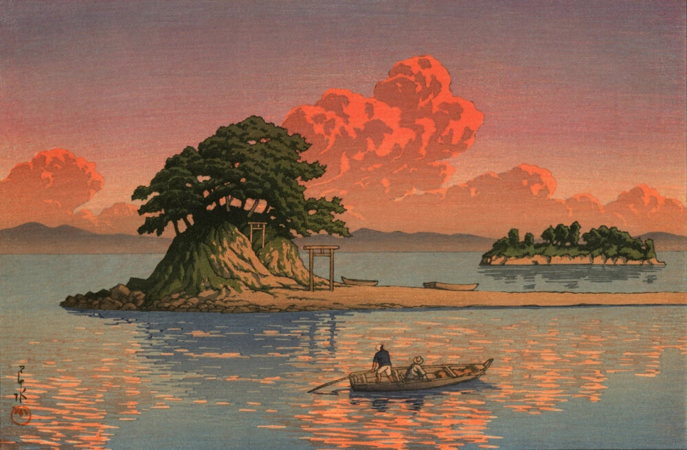 日本画家 Hasui Kawase(川瀬巴水，1883- 1957) ​
