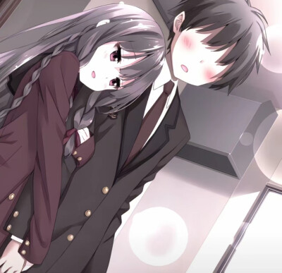 紫色情侣头像19