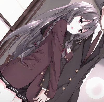 紫色情侣头像19