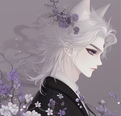 紫色情侣头像18