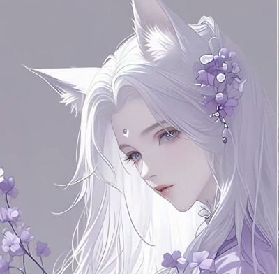 紫色情侣头像18