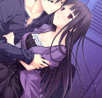 紫色情侣头像19