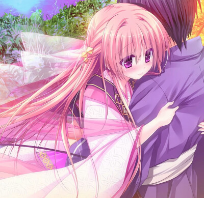 紫色情侣头像16