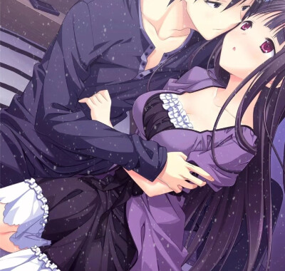 紫色情侣头像19