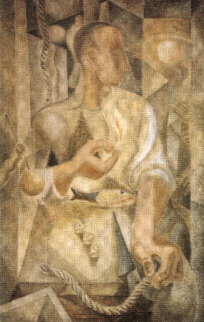 拿着绳子的男人（Man holding a rope）
1924
