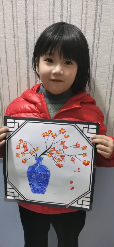 创意画《梅花》