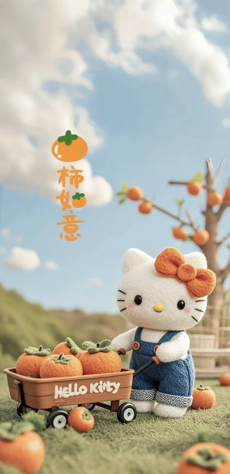 Hello Kitty头像 微信头像 QQ头像 毛毡 公仔 软绵绵 超级可爱 招财进宝 大吉大利 事事如意 手机壁纸 财神 招财