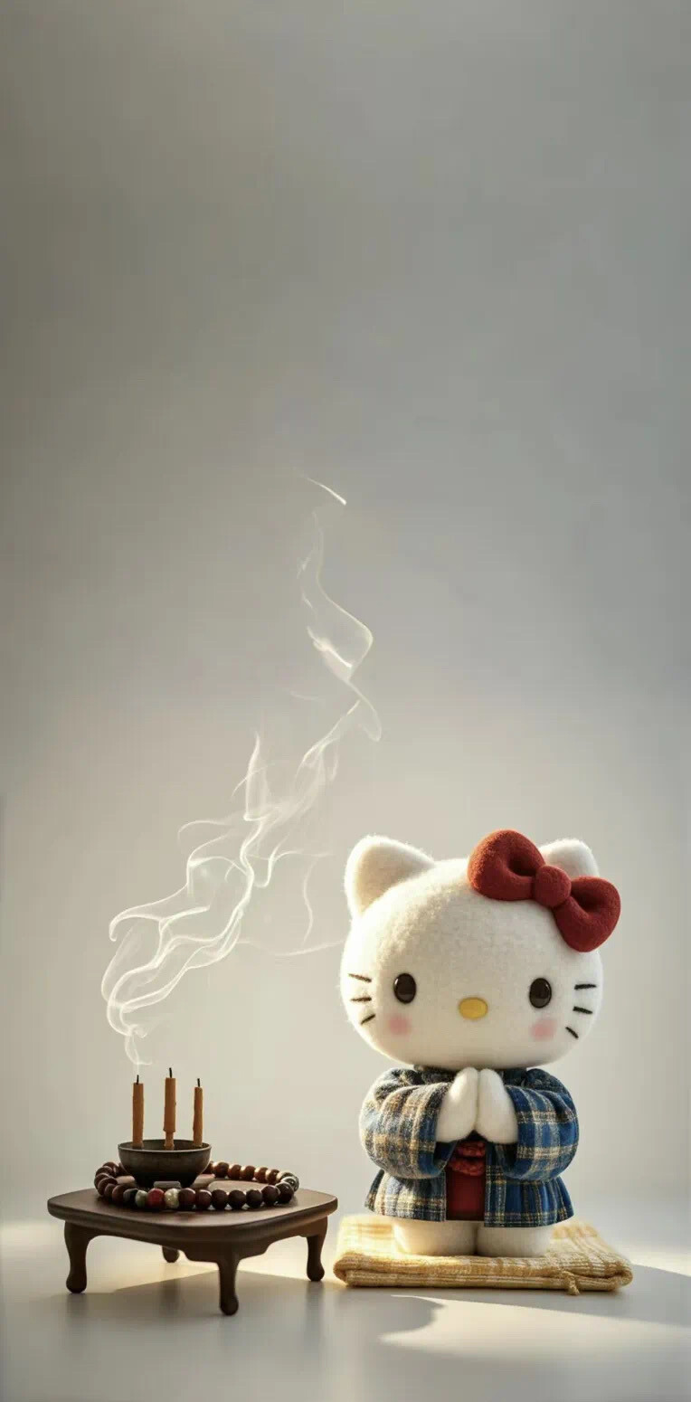 Hello Kitty头像 微信头像 QQ头像 毛毡 公仔 软绵绵 超级可爱 招财进宝 大吉大利 事事如意 手机壁纸 财神 招财