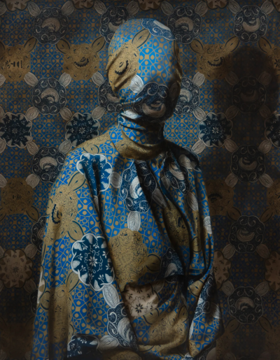 Now You See Me (Blue and Gold Kimono)
2019, 180x140cm, oil on canvas
