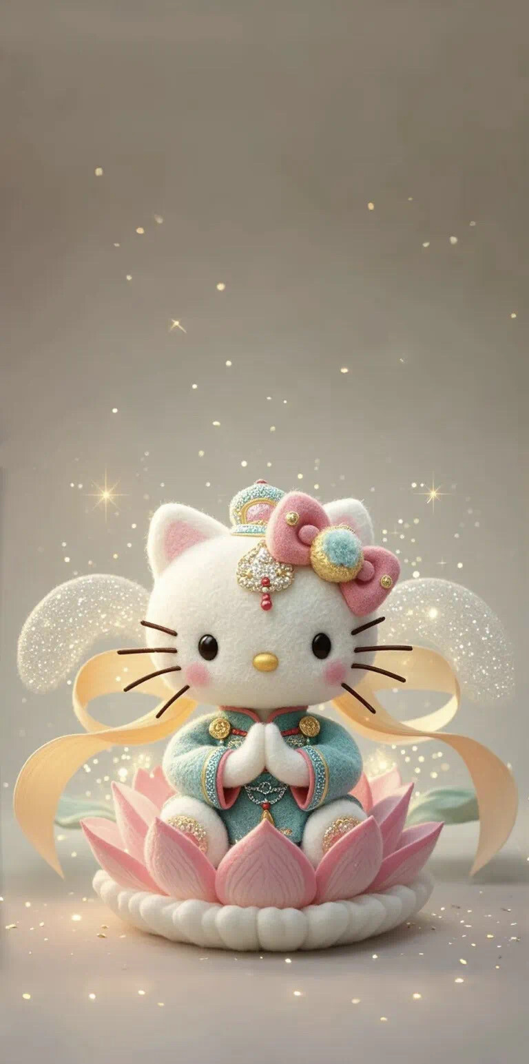 Hello Kitty头像 微信头像 QQ头像 毛毡 公仔 软绵绵 超级可爱 招财进宝 大吉大利 事事如意 手机壁纸 财神 招财