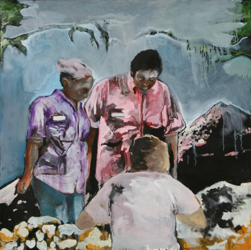 The Internal Contract
2009，Oil on canvas
48 1/2 × 48 1/2 in
