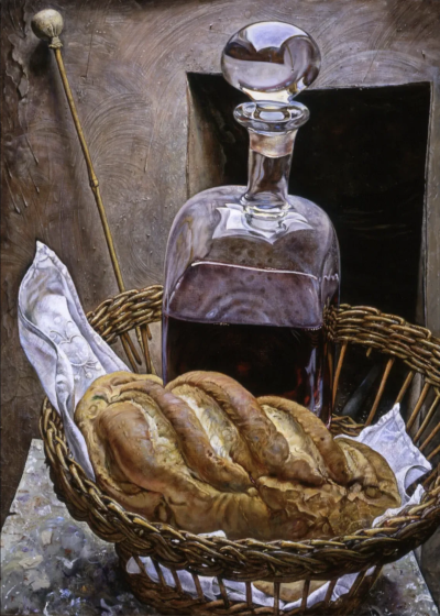 迈克尔·泰勒是一位杰出的英国画家，以其细腻的具象绘画和富有叙事性的肖像画闻名。他的作品常常结合了传统与现代的艺术元素，展现出一种超现实主义的氛围，同时又不失当代美学的复杂性。