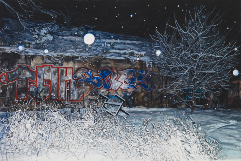 Vacant Land under the snow 3
Watercolor on paper
66x96cm
2008
