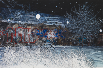 Vacant Land under the snow 3
Watercolor on paper
66x96cm
2008
