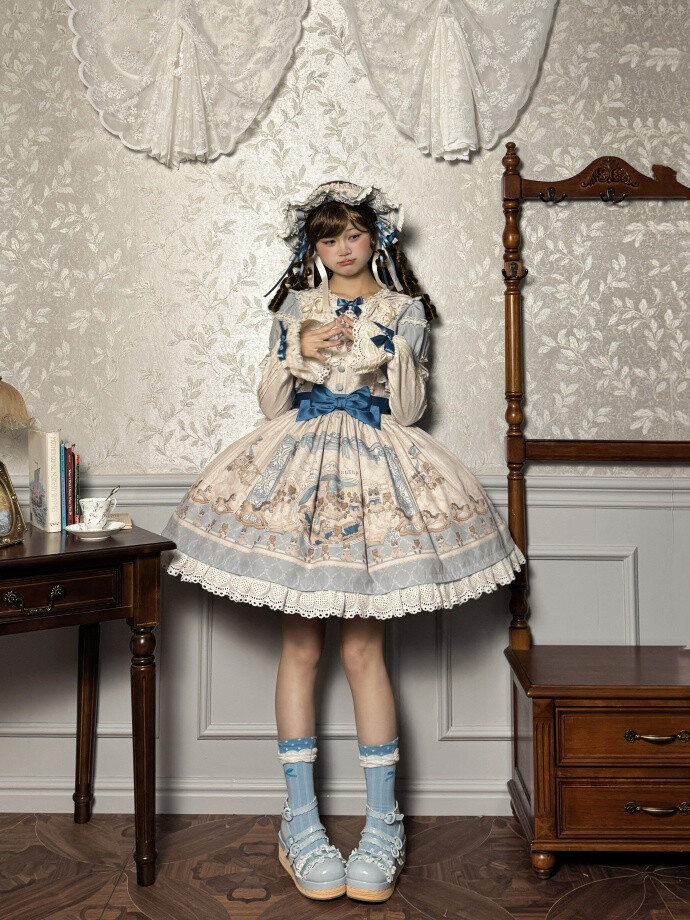 好喜欢海盐童话的柄图啊，就很有的童话气息少女心满满