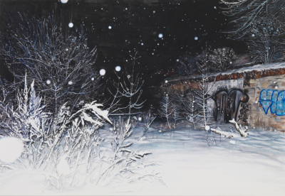 Vacant Land under the snow 2
Watercolor on paper
66x96cm
2008
