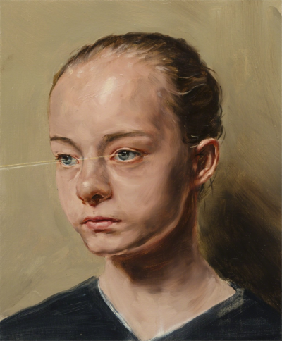 X
2014，Oil on canvas
14 2/5 × 11 4/5 in
