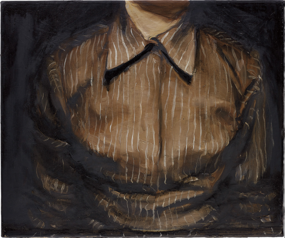 The Shirt
2002，Oil on canvas
16 1/2 × 19 7/10 in
