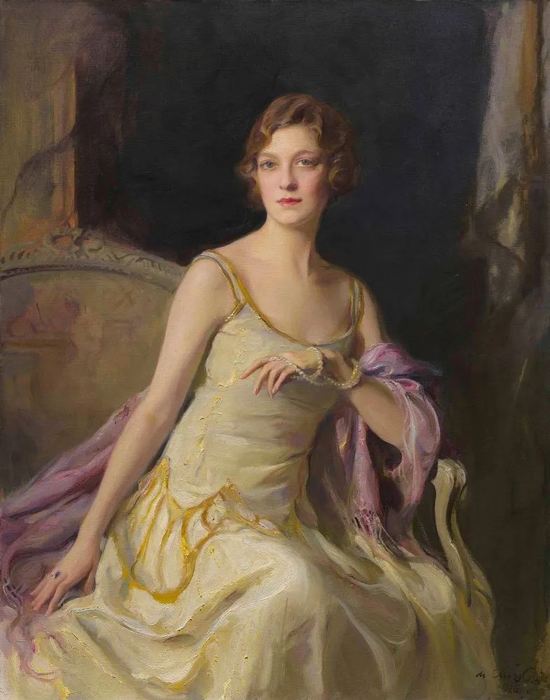 Philip de László：艾尔莎·梅隆·布鲁斯，1926年，华盛顿博物馆