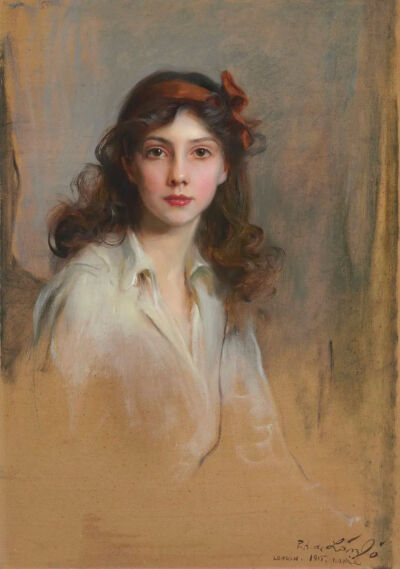 Philip de László：公主 Xenia Georgievna 肖像，1915 年