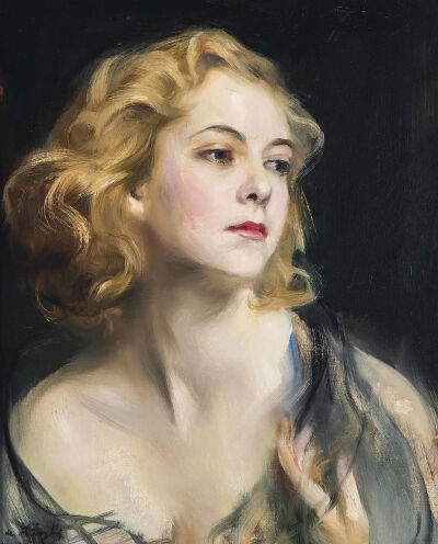 Philip de László：Helen Beatrice Hughes肖像，1931年
英国伦敦的艺术画廊
