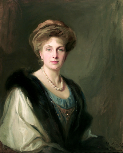 Philip de László：西班牙维多利亚女王尤金妮 菲利普·德·拉斯洛，1910年