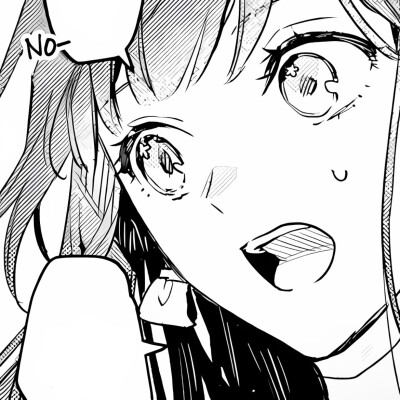 黑白漫画/女生头像
