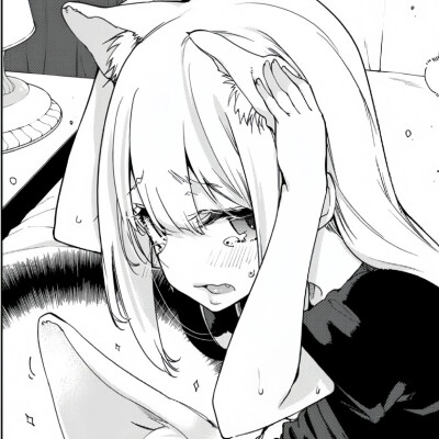 黑白漫画/女生头像